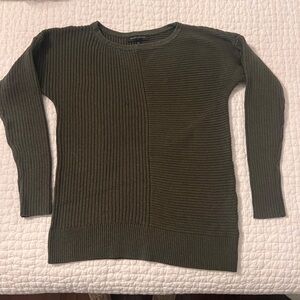 Banana Republic Dark Green Ribbed Women's Sweater